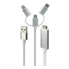 کابل تبدیل Micro-USB /Type-C /Lightning به HDMI پرووان PCH70